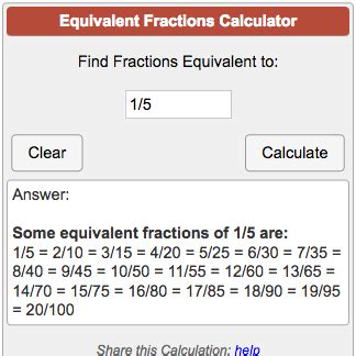 equivalent fractions calculator math soup