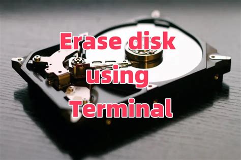 Erase Disk Linux Terminal