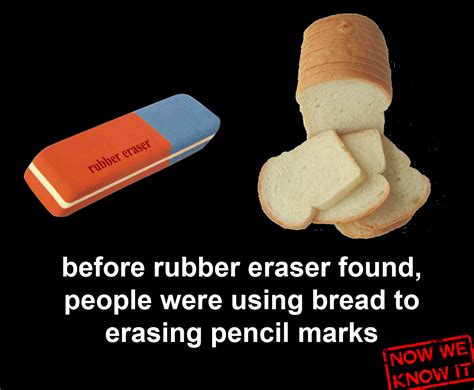 Eraser Rubber Invented