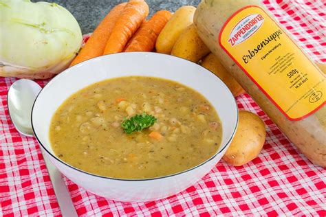 Klassische Erbsensuppe Herdgeflüster