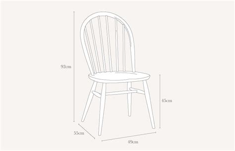 Ercol Windsor Chair Dimensions