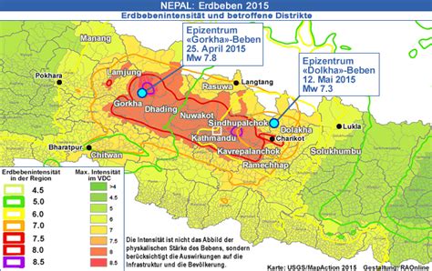 erdbeben nepal 2015 epizentrum