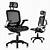 ergonomic office chair adjustable lumbar support