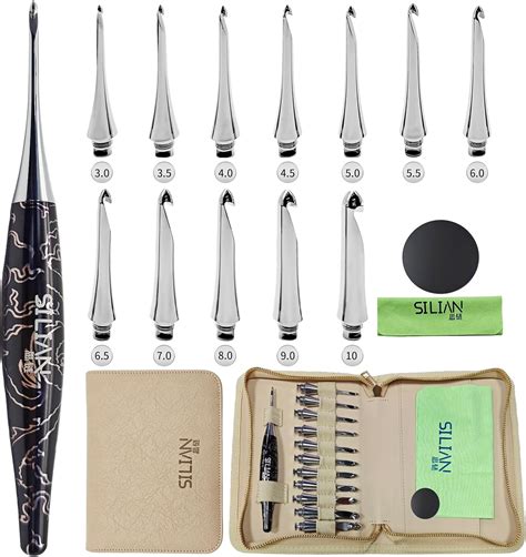 Ergonomic Crochet Hook Interchangeable Set