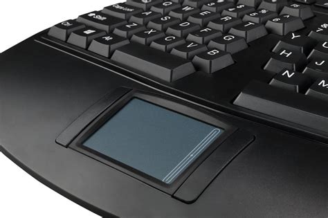 Ergonomic Keyboard With Touchpad