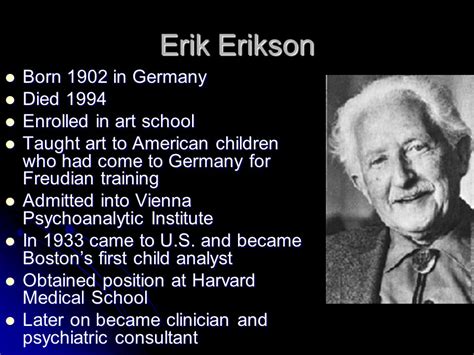 Erik Erikson Educational Background