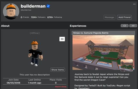 erik.cassel | Roblox Player Profile - Rolimon\'s