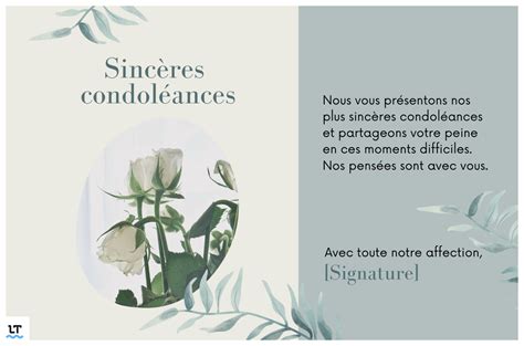 Erken de Condoleances