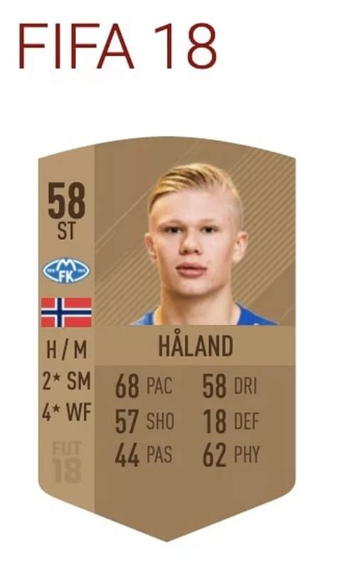 erling haaland fifa 18