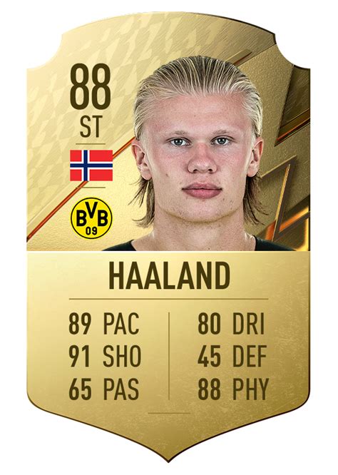 erling haaland fifa 22 potential