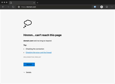 err_connection_timed_out http code