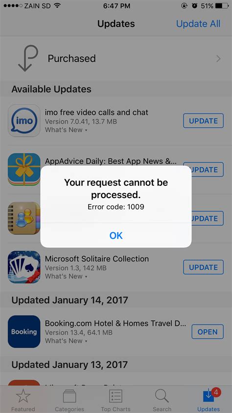 How To Fix Error Code 1009 App Store Technobezz