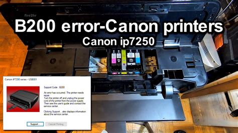 4 cara mengatasi Error B200 Canon IP2770, MP237, MP287 dan MP550
