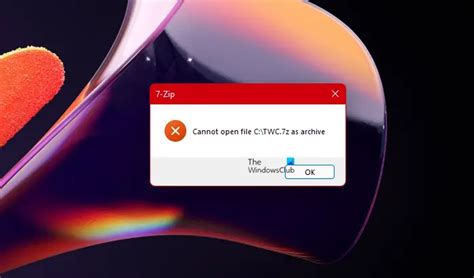 error: cannot create archive