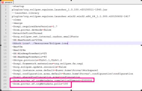 error: foreground: load metadata timeout at file rave