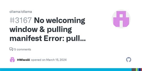 error: pull model manifest: file does not exist