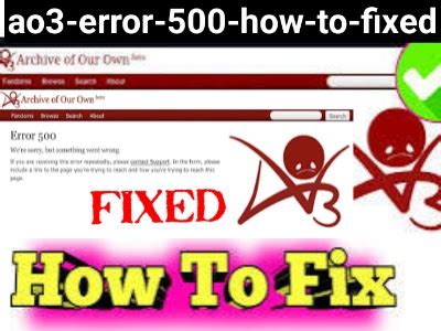 error 500 ao3