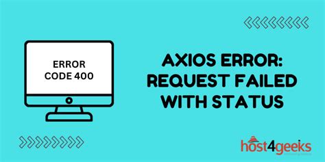 error api request failed with status code 400