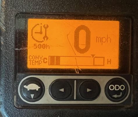 Display Kode Error Forklift