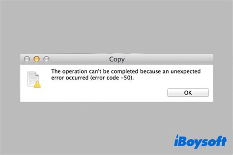 error code in mac
