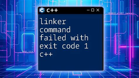Error Command Failed. Exit Code 1