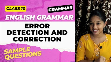Error Detection English Grammar