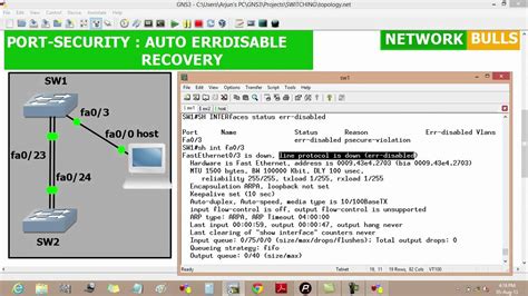 Error Disabled Mode Cisco Switch
