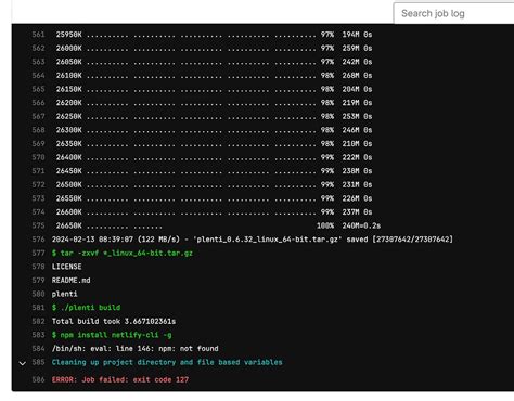 Error Job Failed Exit Code 125