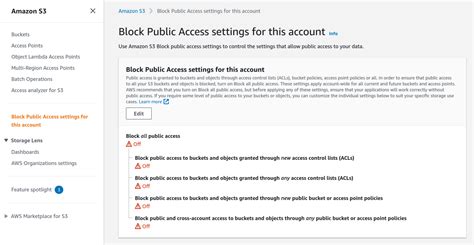 Error Reading S3 Bucket Public Access Block
