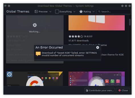 Error Settings Invalid Number Of Concurrent Streams