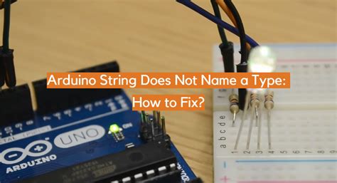 error string does not name a type arduino