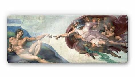 Wandbild Die Erschaffung Evas - Michelangelo - Kunstdrucke