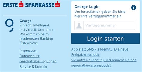 erstebank at george login