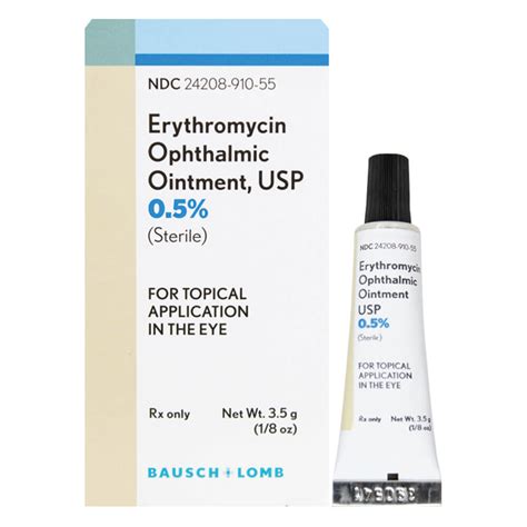 erythromycin antibiotic eye ointment for stye