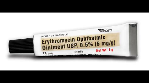 erythromycin eye ointment dosage