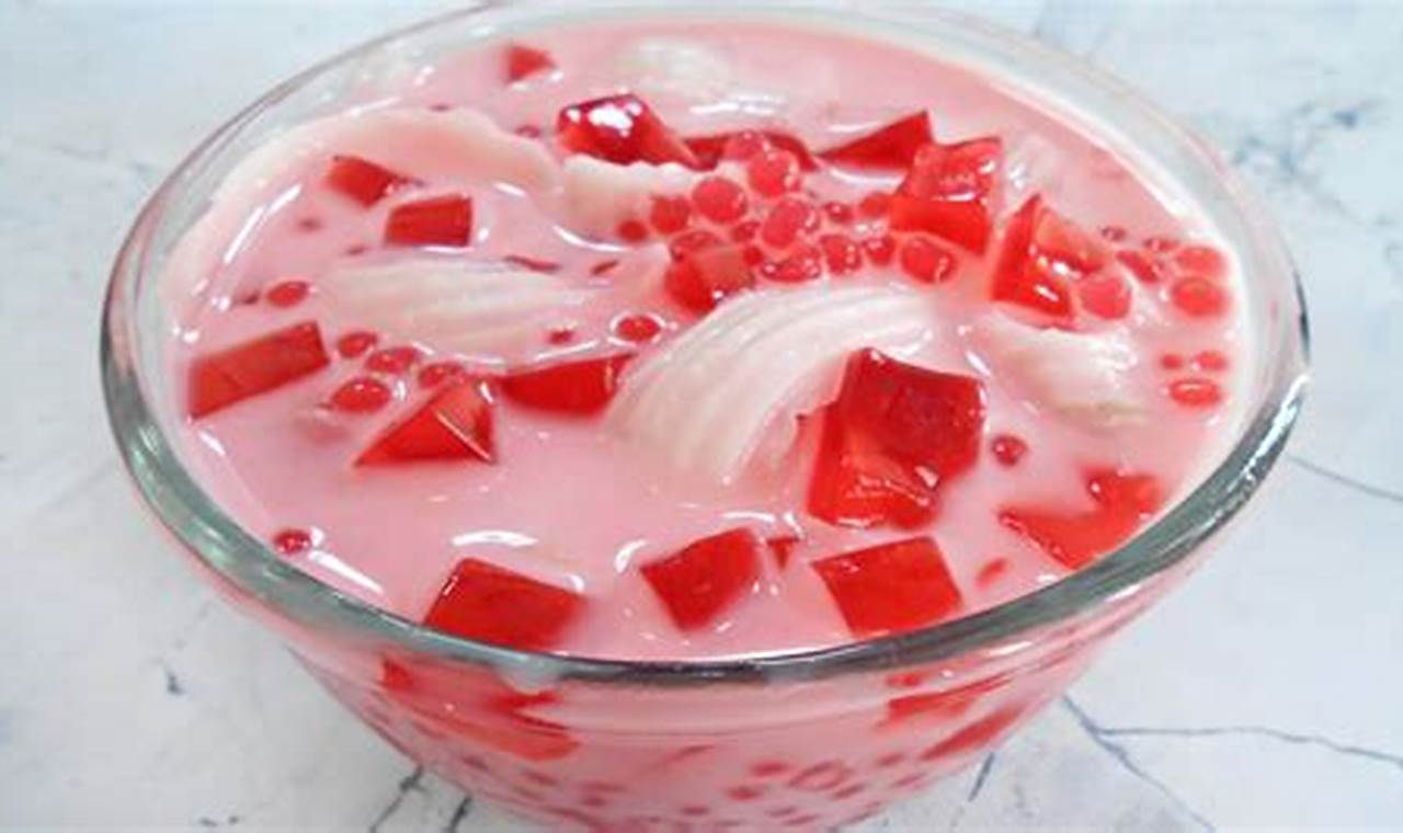 Resep Rahasia Es Jelly Kelapa Mutiara yang Bikin Ketagihan!