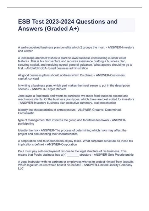 esb aptitude test examples with answers pdf