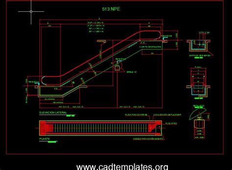 escalator dwg