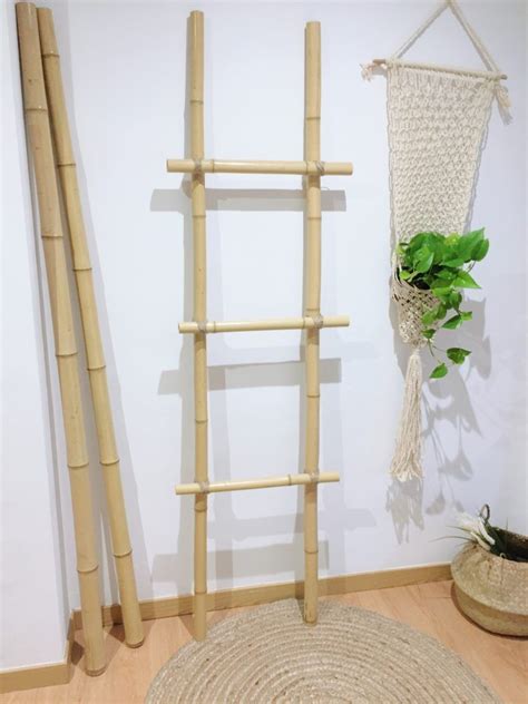 Escalera Bambu Decoracion