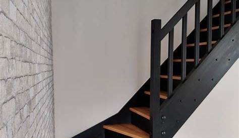 Escalier Bois Et Noir Moderne En Quelques Designs Splendides