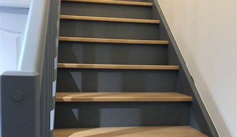 Escalier Bois Peint En Gris Et Blanc 20 Inspirations Déco Pour L'escalier Stair Decor, Stairs