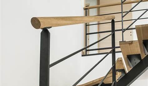 Escalier Bois Rampe Metal Noir 100 Remarquable Concepts Rambarde