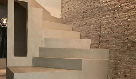 Escalier Bois Recouvert Beton Cire Ciré Design