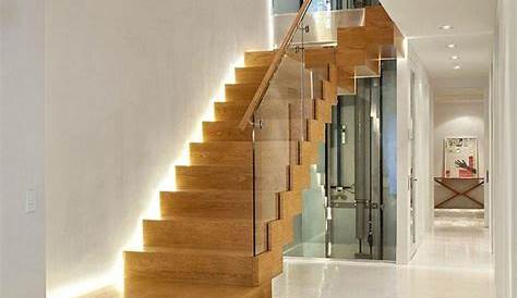 Designs d'escaliers avec gardecorps en verre Archzine.fr