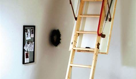 Escalier De Grenier Escamotable En Bois Un Gain D'espace à La Maison