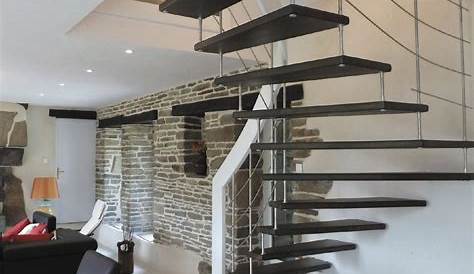 Escalier Demi Tournant Moderne Droit LUXO STONE Officine Sandrini Quart