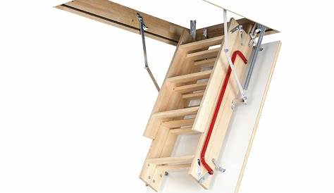OptiStep escalier escamotable en 3 parties 140x70 cm bois