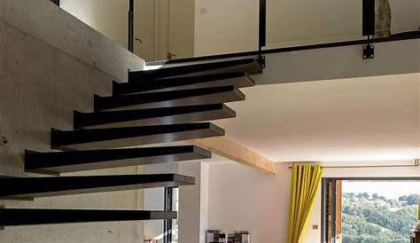 Escalier Interieur Devant Porte Dentree Designs Captivants D'escalier Loft Archzine.fr