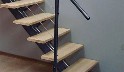 Escalier quart tournant Mona, marches/structure aluminium