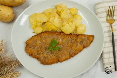 Escalope de ternera a la milanesa Receta Petitchef